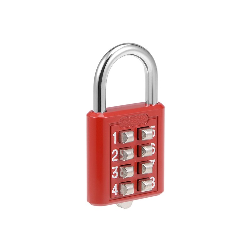 M METERXITY 8 Digit Combination Padlock - Zinc Alloy Indoor