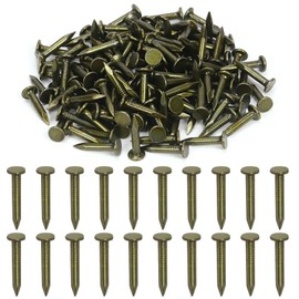 Swpeet 300Pcs 1 Inch High Quality Steel Roofing Felt Lacquered Nails, Roofing Felt Lacquered Nails Used to Fasten Roofing Felt, Asphalt Shingles and Insulation Board