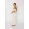 Monroe Maxi Dress in Ivory - Bump Friendly - Size: