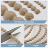 Taaizau 118" x 0.24" Unfinished Wood-Tone Decorative Bead Molding Trim,