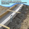 Flat Steel Stakes for Concrete Forms - 12 x 1.4in,