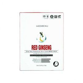 MediView One Day Essential Skincare Mask Pack 20ml - Red Ginseng 10 Sheets MediView