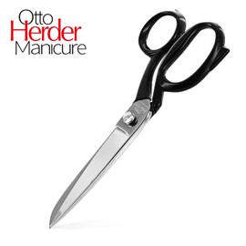 OTTO HERDER Dressmaking Scissors 8 Inches - 20 cm, Sharp Fabric Scissors, Nickel-Plated Steel, Textile Scissors for Professional Handwork with Fabric, Clothing and Textiles