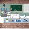 PAKBOOM Science Lab Laboratory Scene Backdrop Banner - VBS Birthday