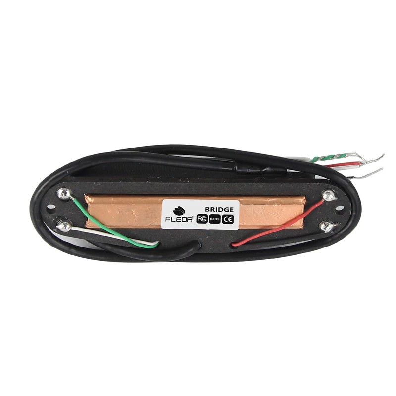 FLEOR Alnico 5 Hot Rail Humbucker Single-Coil-Sized Pickup 12-13K Bridge