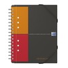 Oxford Meetingbook International A5, kariert 160 Seiten, mit Gummizugmappe und