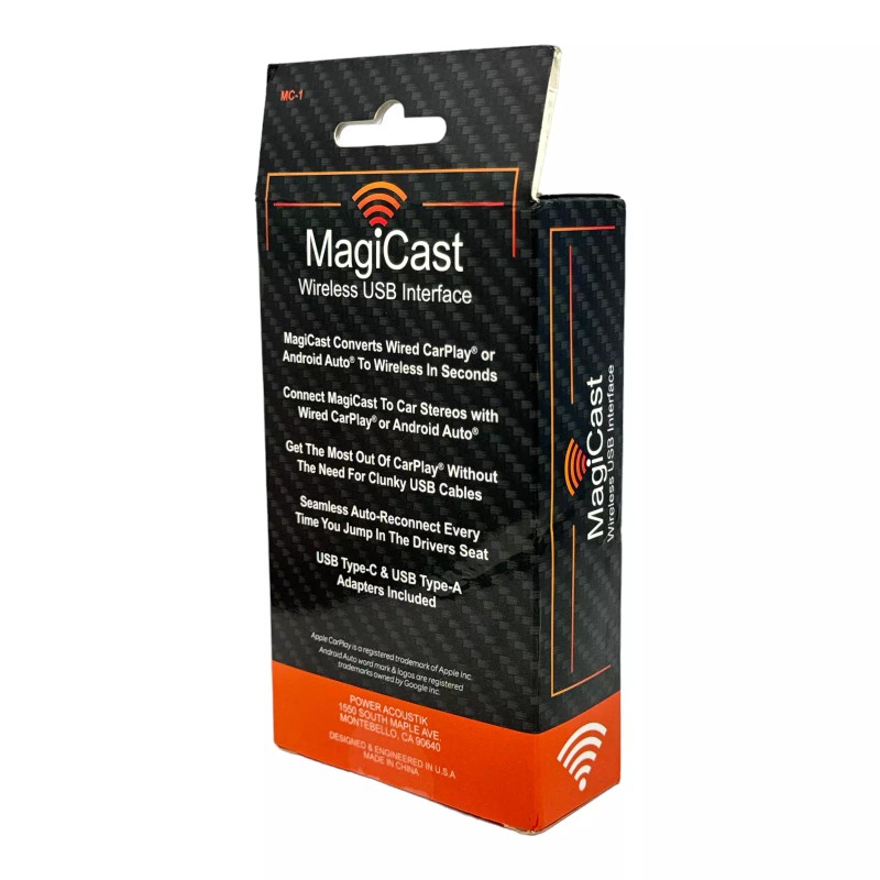 Power Acoustik Magicast Wireless USB Interface MC-1; New In Box
