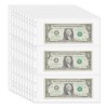 Yoeejob 20 Sheets Currency Sleeves, Money Coin Collecting Pages with