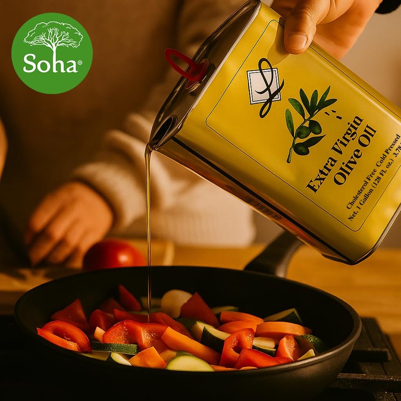 Litani - Unfiltered Extra Virgin Olive Oil, 1 gal (128