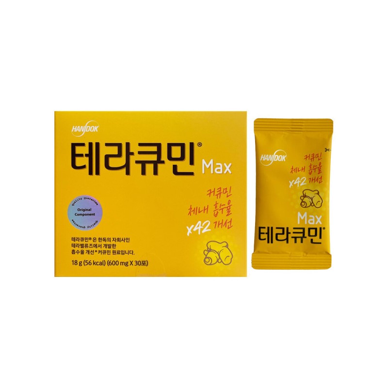Handok 테라큐민 Max 600mg x 30포 / 써클 Teracurmin Max