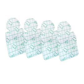 KOMBIUDA 30pcs Moisturizing Heel Stickers for Cracked Dry Feet Invisible Transparent Foot Care Patches Comfortable Easy to Use for High Heels Flat Shoes