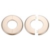 HARFINGTON 2pcs Wall Split Flange 51mm/2" Self-Adhesive Plumbing Cover Plates