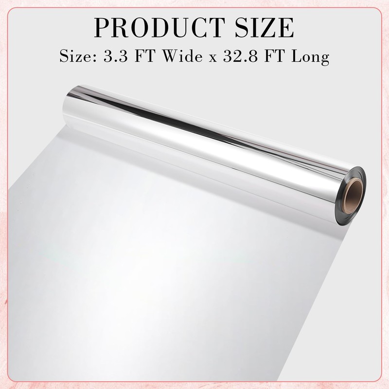 LIKEYO Silver Mirrored Floor Wedding Aisle Runner Aisle Runner for