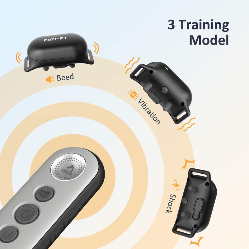 PATPET Dog Training Collar with Remote - Electric Dog Shock