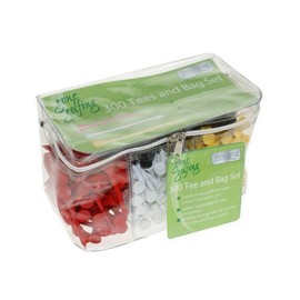 300 Assorted Wooden Tees & Bag 54mm 70mm 83mm Long Golf Course Club Gift Set 488