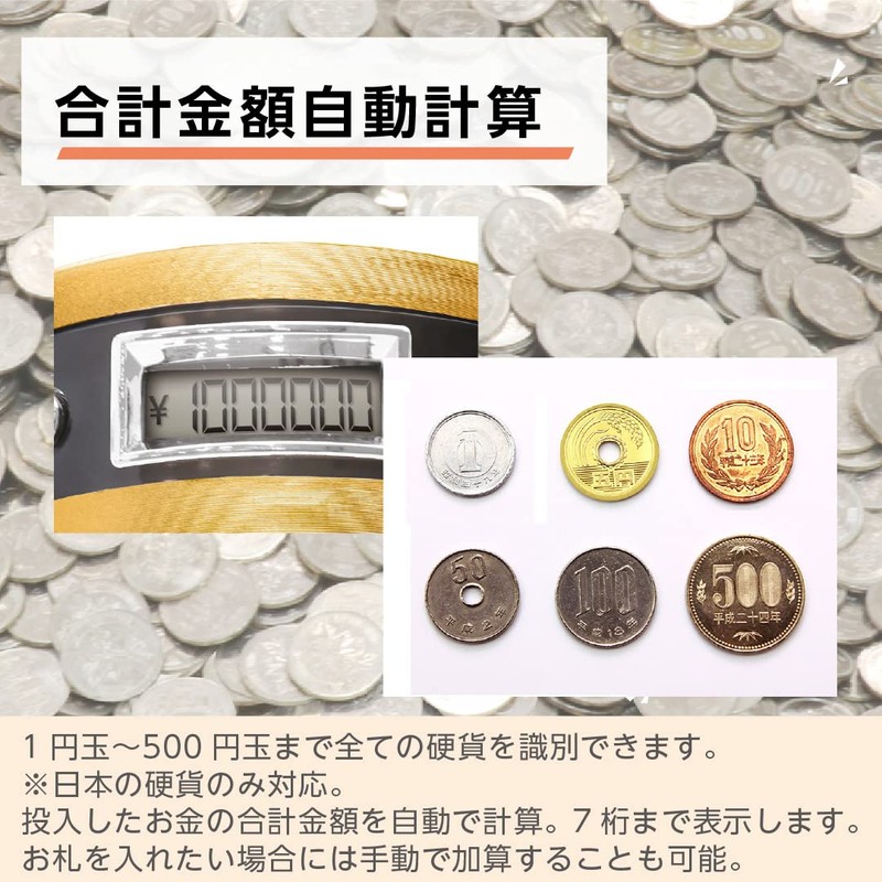 LITHON Ryson KTAT-002D Counting Bank with 1 Million Yen Savings,
