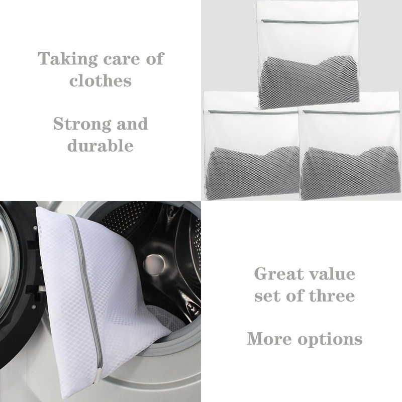 Guozcaray 3 Pcs 24 * 24 large laundry bag, laundry