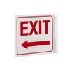 ZING 2569 Eco Safety L Sign, Exit Left Arrow, 7Hx2.5Wx7D,