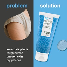 Keratosis Pilaris Body Wash – Targets Bumpy Skin, Strawberry Legs & Chicken Skin – with Salicylic Acid & Niacinamide