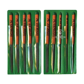 Tsubosan ST01002 File Set, 10 Pieces, Medium