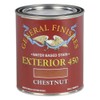 General Finishes Exterior 450 Water Based Wood Stain, 1 Quart,