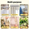 Mafegu 30Pcs Shower Curtain Hooks,Metal Oval Shower Curtain Hooks Roman