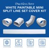 DuctlessAire Mini Split Line Set Cover Kit - Paintable Lineset