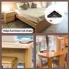 L&M Trapeziform Angle Brackets 4 PCS , Shelf Brackets Heavy
