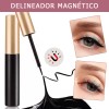 Kit de Pestañas Magnéticas Hapemein 10 con Aplicador y Delineador