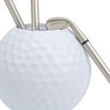 Mini Desktop Golf Ball Pen Holder with 3 Golf Cue