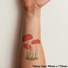 'Fairy Toadstools' Temporary Tattoo - Water Resistant, Skin-Safe, Non-Toxic Transfer