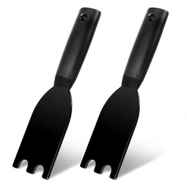 COMNICO Pack of 2 Barbecue Scrapers, Heat Resistant Nylon Spatula, Grill Spatula, Heat Resistant Cleaning Tool for George Foreman Indoor Grills