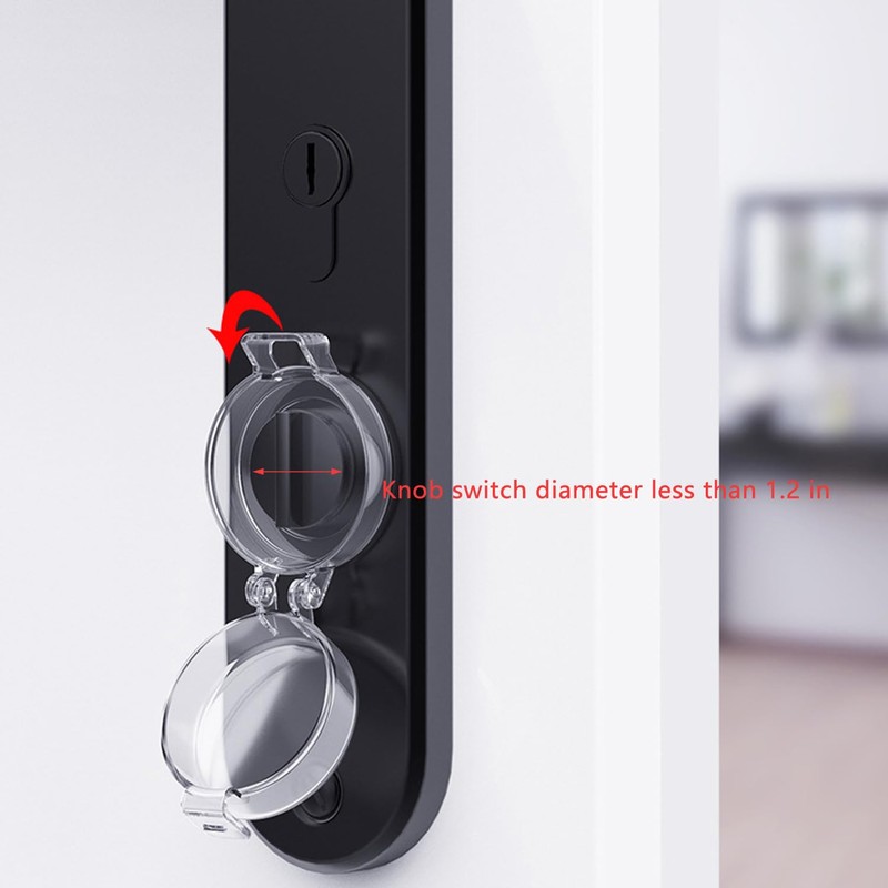 UtySty 3 Pack Keyed Entry Door Knob Deadbolt Secure Cover