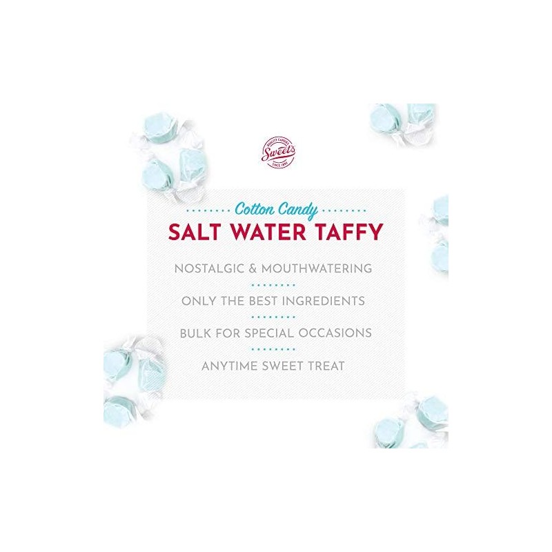 Sweet Candy Company Salt Water Taffy Individually Wrapped - Salt