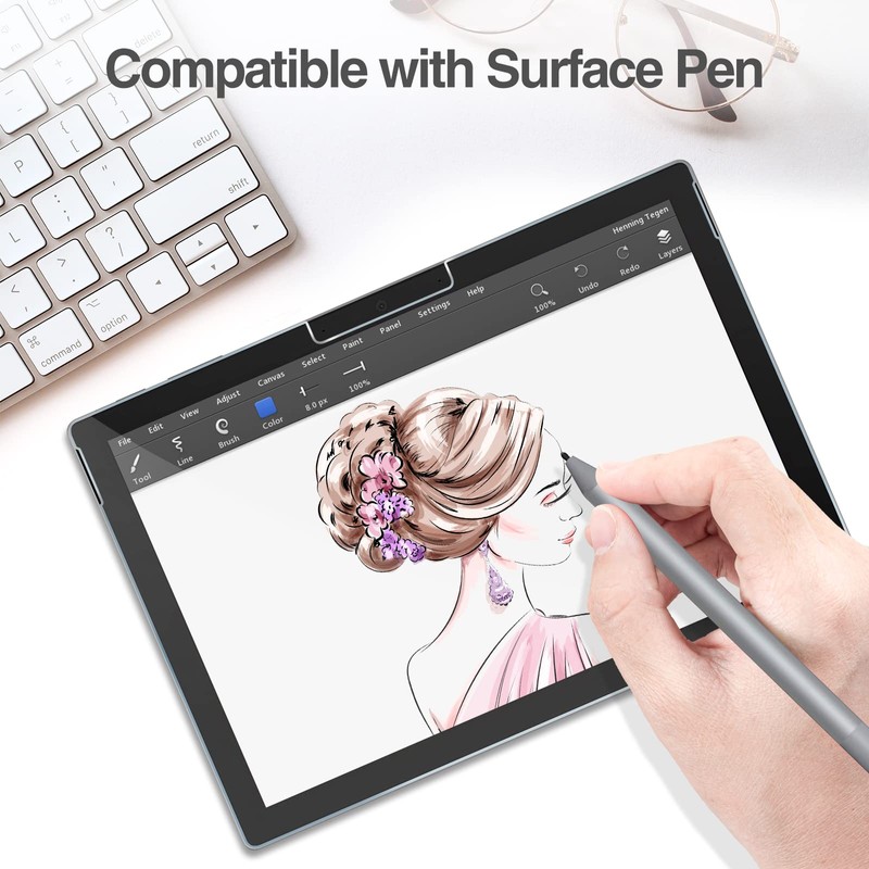 ProCase 2 Pack Screen Protector for Surface Pro 7 Plus/Pro