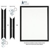 Creative Mark Illusions Metal Floating Frame Kit Pairs for Canvas