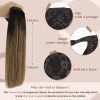 Ve Sunny Extensiones Cabello Natural Negro Ombre Marrón Osc 14in