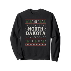 North Dakota Ugly Christmas Sweater Sweatshirt