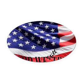 CafePress in GOD WE Still Trust Euro Oval Car Bumper Magnet