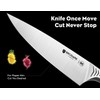 BRODARK Kitchen Knife Set with Block - 15-Piece Knife Block