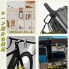 Set of 2 Anti-Slip Stroller Hooks, Adjustable Length, Alloy +