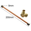 Air Compressor Check Valve and Hose, 200mm Exhaust Pipe with