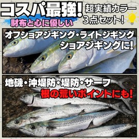 【TACKLAND】 High Cost Performance Metal Jig Set 60g 80g 100g 120g 150g 200g Proven Colors Shore Jigging Offshore Vertical Breakwater Ground Fishing Offshore Jigging Lure Bluefish Swordfish (Real Bait
