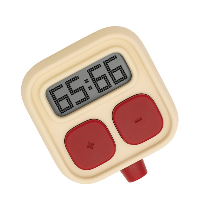 Digital Kitchen Timer LCD Display Robot Shaped Portable Countdown Timer