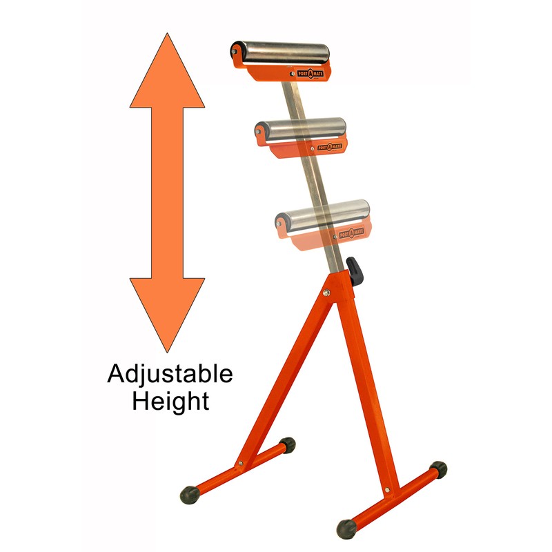 Adjustable Pedestal Feed Roller Support Portamate PM 5080 with 11