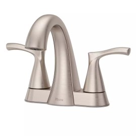 PFISTER Masey LF-048-MCKK Brushed Nickel Bathroom Faucet with Push & Seal Drain
