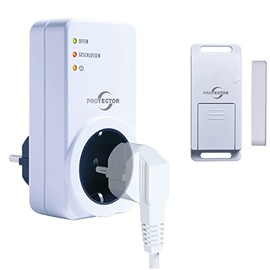 PROTECTOR AS-510 Wireless Exhaust Control - Efficient Window Contact Switch for Cooker Hoods & Fans, Now with Improved Wireless Range for Maximum Safety and Energy Utilization