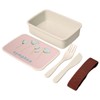 Fabulous Lunch Box Lunchbox mit Besteck, Rosa – Nymphea Seerose