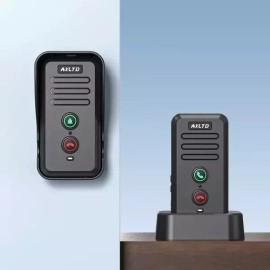 무선인터폰 양방향 현관 인터콤 대문 가정용 초인종 [X. T1810 블랙 내부 2개] Wireless Intercom Two-Way Entrance Intercom Doorbell Home Use [X. T1810 Black with 2 Internal Units]