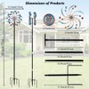 Stargarden Wind Spinners Outdoor, Metal Kinetic Wind Spinner Decorative Wind